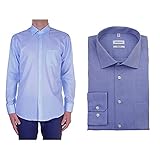 Seidensticker Herren Business Hemd Set - Doppelpack Hemden - Regular Fit - Bügelfrei - Kent Kragen - Langarm - 100% Baumwolle